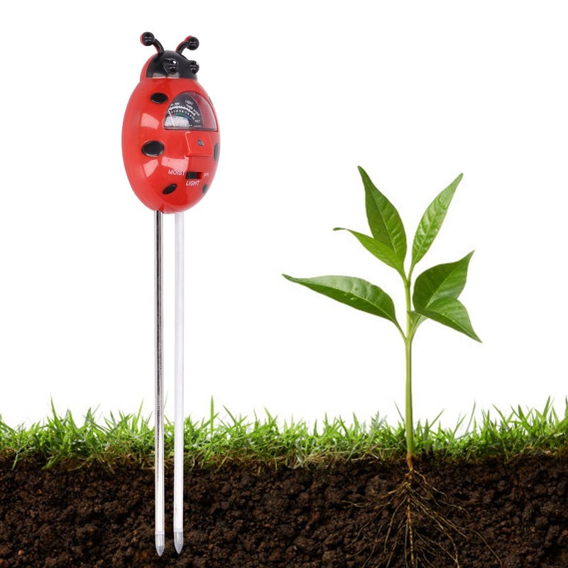 Moisture Meter 3 Calibration Tables Ladybug Shape Simple Operation Multifunction