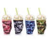 4Pack Reusable Iced Coffee Sleeve Insulator Sleeves for Cold Drinks