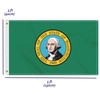 3×5 FT Washington State Flag, Large 100D USA State Outdoor