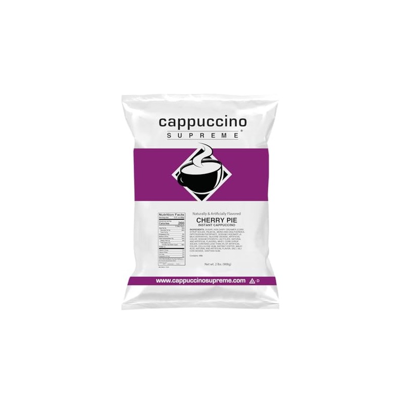 Cappuccino Supreme Cherry Pie 2 lb bag Instant Cappuccino Mix