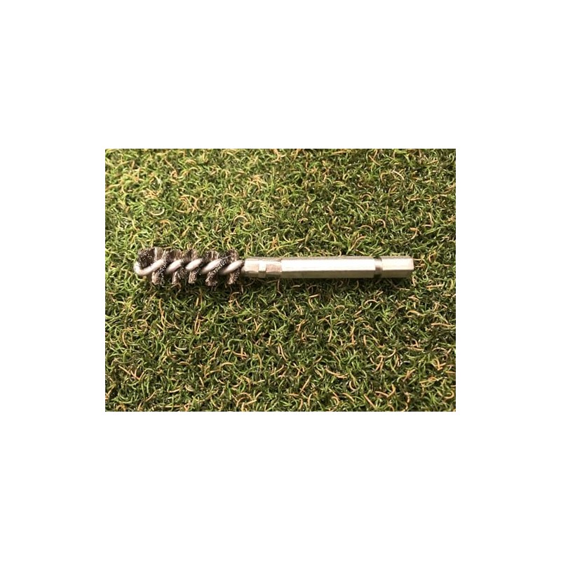Stainless Steel Golf Hosel Honing Wire Brush Cleaning Bit -