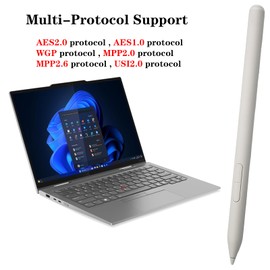 Stylus Yoga Pen for Lenovo Yoga Pen (4X81Q95846), Yoga Stylus Compatible with Lenovo Yoga 6/7i/9i/Book 9i, ThinkPad P/X1 Series, ThinkBook, Chrome Duet 3/5 Series,IdeaPad Flex Series (White)