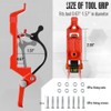 Xuegier Shovel Mount for Roof Rack, Metal Rubber Clamps, Wall