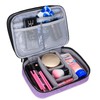 Teamoy Travel Makeup Brush Case(up to 8.8"), Professional Makeup Train