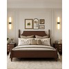 Battery Operated Wall Sconce Set of Two, Modern Rechargeable Wall