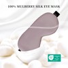 THXSILK Sleep Mask 100% 19 Momme Pure Mulberry Silk Super