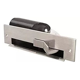 AutoDust Automatic Dustpan Sweep Inlet with Low Profile Fitting (Stainless Steele)