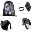 Softball Gift Bundle, Softball Adjustable Bracelet, Softball Ring, Drawstring Bag
