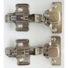 Wake Sangyo NS-3550-2P Sliding Hinge, Full Coverage, Includes Catch, Silver,