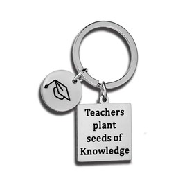 Thank You Gift for Teacher Keychain Teacher Gifts Teacher's Day Gifts Teacher Graduation Gifts Appreciation Gifts Christmas Birthday Gifts Leaving Gifts for Teacher Gift Teacher Present Jewelry