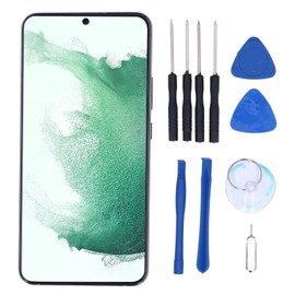 S22+ 5G SM S906B Phone Display Digitizer Assembly Replacement, Vibrant Colors High Contrast True Black, Advanced Touch Layer Screen Response, Complete Tool Set