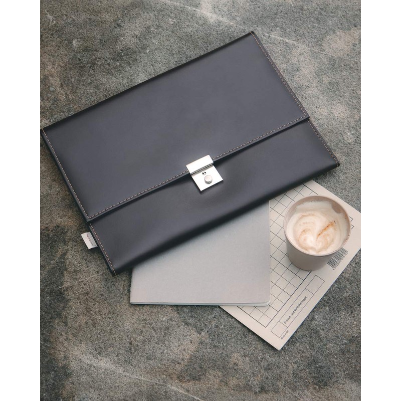 Jahn-Tasche A5 Brown Leather Travel Document Wallet - Model 1021