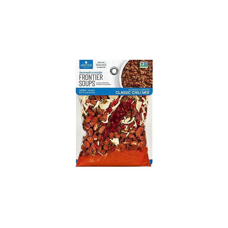 Frontier Soups Homemade In Minutes montana creekside Classic Chili, 6.25