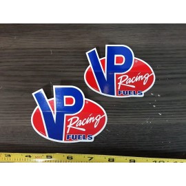 VP Racing 3" Lot of 2 VP Racing Fuels Decals Stickers Nascar NHRA PDRA Street Outlaws