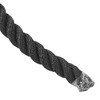 Aoneky 3/8 1/2 5/8 3/4 1 inch Black Twisted Rope