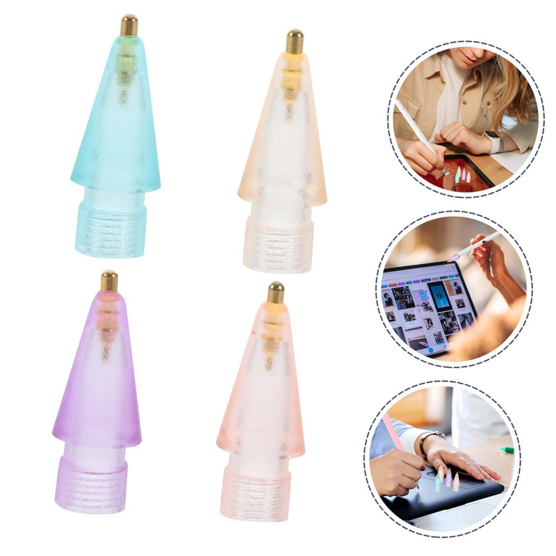 KONTONTY 4pcs Stylus Replacement Tips for Enhanced Precision and Comfort