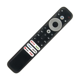 PerFascin Replacement Remote fits for TCL Smart TV Voice Search RC902V FJB1 RC902V FMR2 RC902V FMR5 RC902V FMR7 RC902V FMR9 RC902V FMR1 RC902V FAR1 FMR4 RC902V etc
