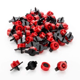 LST 50x Micro Dripper Mini Dripper Garden Irrigation Pressure Regulated Red 4L/h