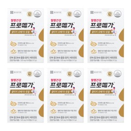 Chong Kun Dang Health Promega Altige Omega 3 Dual 60 Capsules 6 Boxes / 종근당건강 프로메가 알티지 오메가3 듀얼 60캡슐 6박스