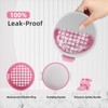 BVN Leak-Proof Denture Bath Cup for Travel, Denture Cup for