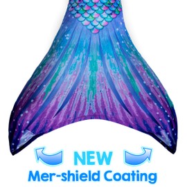 Mermaid Swimsuit (No Monofin) (Aurora Borealis, 9. JXL)