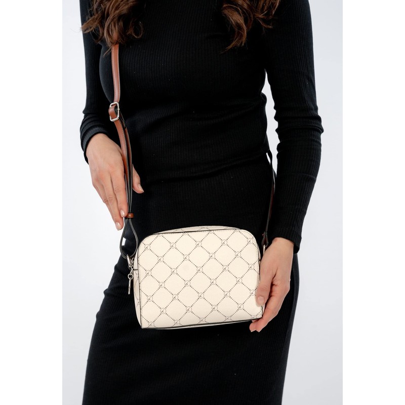 Tamaris Umhängetasche TAS Anastasia 30101 Damen Handtaschen Mustermix ecru 320