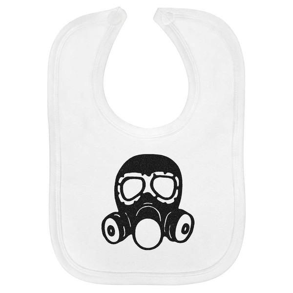 Azeeda 'Gas Mask' Soft Cotton Baby Bib (BI00013361)