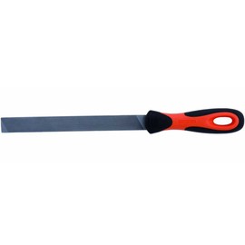 Bahco 4-144-08-2-2"Ergo Cut 2 Mill Saw Flat File with Handle, Grey/Black/Orange, 200 x 20 x 2.5 mm