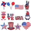 AUGSUN 12pcs Independence Day Iron on Patches 4th of July