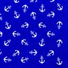 20 Napkins Small Anchor on Blue / Maritime / Sea