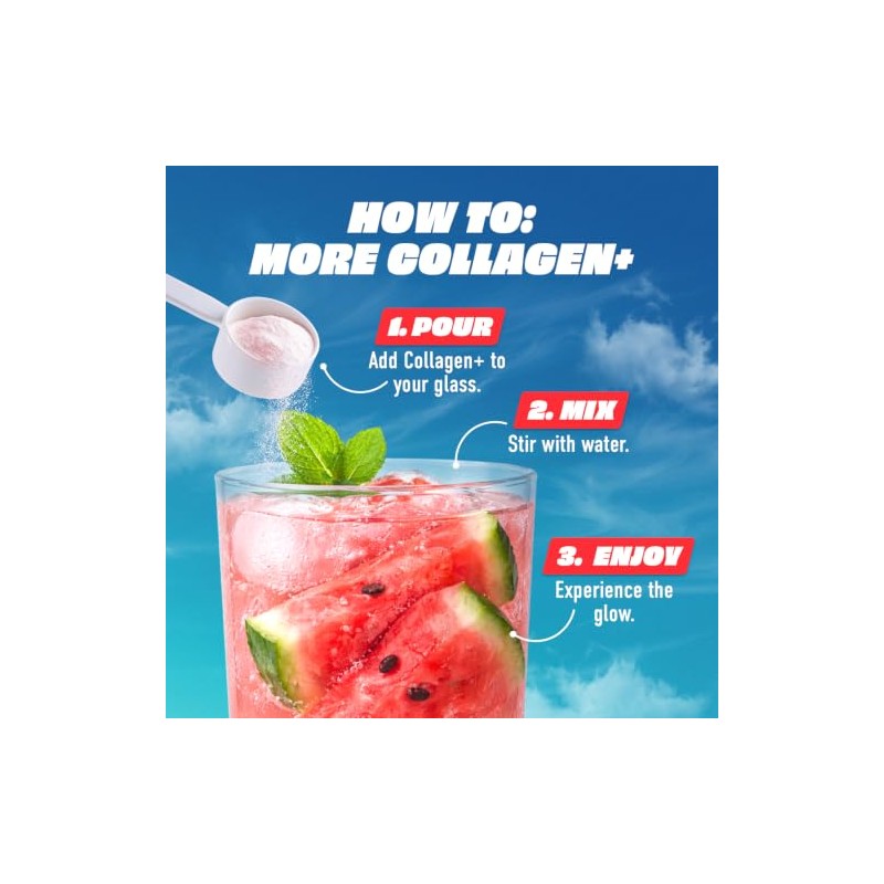 More Collagen+, 300 g, Watermelon Mint