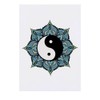 'Tranquil Yin Yang Mandala' Temporary Tattoo - Water Resistant, Skin-Safe,