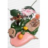 Beachcombers Flamingo Mango and Enamel Serving Platter Pink