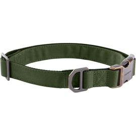 Carhartt Field - Collar para Perro, Totalmente Ajustable, Tela Duradera de 600 Denier con Marca Reflectante para Visibilidad, Hoja de Roble, Talla M