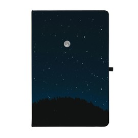 Blueme Notebook A5 Dotted, Bullet Journal Book "Lebensmut", 192 Pages Hardcover Notebook Dotted for School and Office, Notebook A5 with Design, Notepad A5, Notebooks A5, Notebook Small