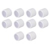 TOP-VIGOR 10Pcs 1/2 Inch PVC Pipe End Cap Fitting, PVC