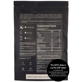 WelleCo Vegan Protein Powder, Gluten Free Premium Organic Sprouted Brown Rice & Pea Protein Blend, Low Carb & Dairy Free, for Energy, Muscle Recovery, 16g Protein Per Serving, Vanilla, 35.2oz Pouch