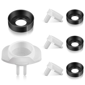 Dreyoo 4 Pack 101237 Cup Seal & Diverter Gate Compatible with Moen 3800 Tub Spout, Tub Spout Replacement Parts for Shower Bathtub Faucet Diverter