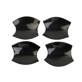 crosselec Carbon Fiber Door Handles Trim Cover Accessories for 2022-2025 Acura MDX (Handle Bowl Trim)