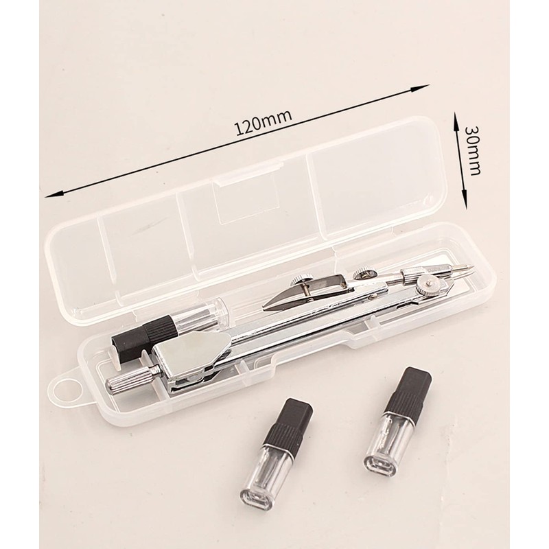 DEZ 1 Piece Compass with Locking Screw Compass Technical Drawing