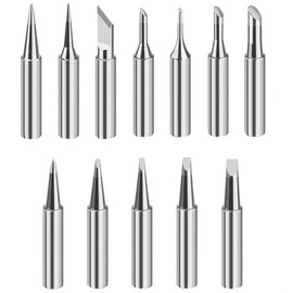 13Pcs Soldering Iron Tips, Soldering Tips 900m Welding Equipment Accessories Replacement Tip Quick DIY Projects and More Soldering Station (12 Different Sizes)