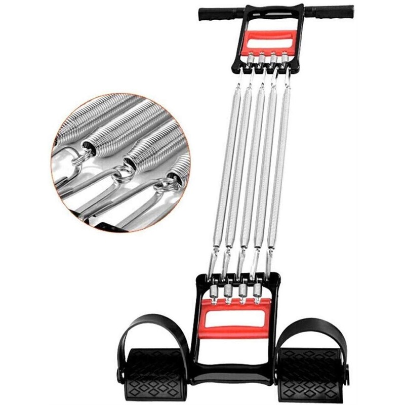Chest Expander Arm Strength Trainer - Spring Muscle Puller-5 Resistance