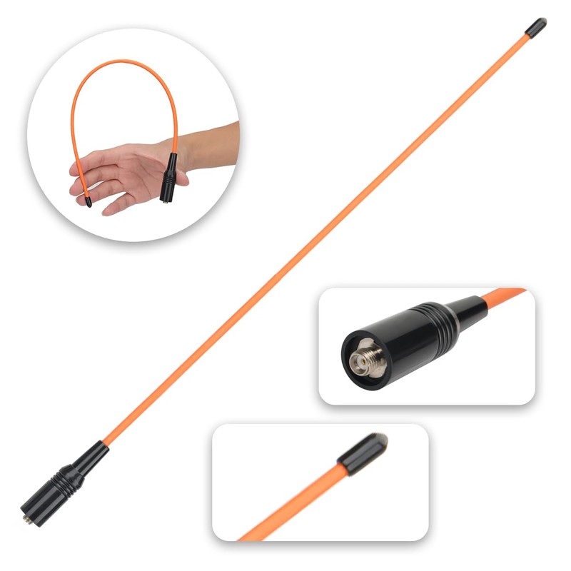 Baofeng GMRS Antenna 15.3inch SMA-Female High Gain Antenna for Baofeng