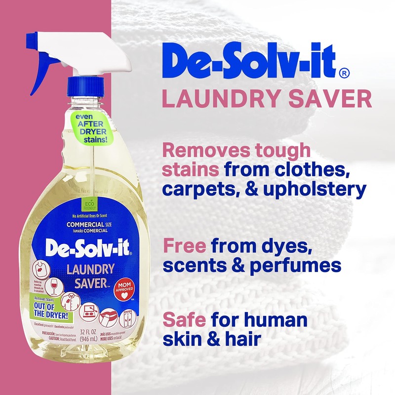 Orange-Sol De-Solv-It Laundry Saver, Odor & Stain Remover for Laundry,