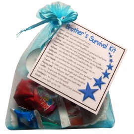 SMILE GIFTS UK Brother's Survival Kit (Includes Scraper, Fire Starter, Rope, Bottle Opener) - Great for Birthday or Christmas