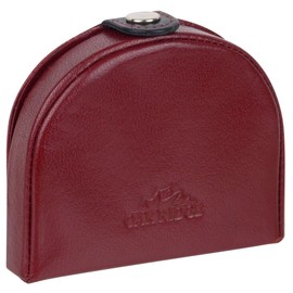 Oakridge Leather Mens Two Tone Coin Tray - Red/Black