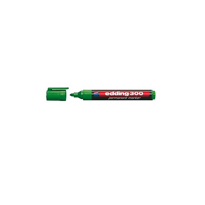 Edding Permanent Markers Edding 300, Plastic Body, Pack of 10