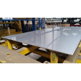 PSB STAHL AUF MASS Sheet Metal Strips Stainless Steel Cut Stainless Steel Sheet Stainless Steel Plate Sheet Metal Strips 1 mm Thickness 1.4301 K240 Closed (80 x 1000 mm)