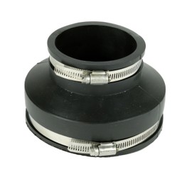 Fernco P1006-43 Flexible PVC Pipe Coupling for Concrete to Cast Iron, Plastic or Steel Plumbing Connections