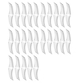 Korunria Brushless Weed Wacker Cordless, 3-in-1 Battery Powered Brush Cutter/Edger/Mini-Mower K&GO Force Blade 25pcs(Blade4)